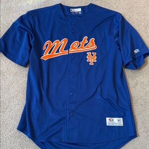 Majestic Royal Blue Mets Jersey